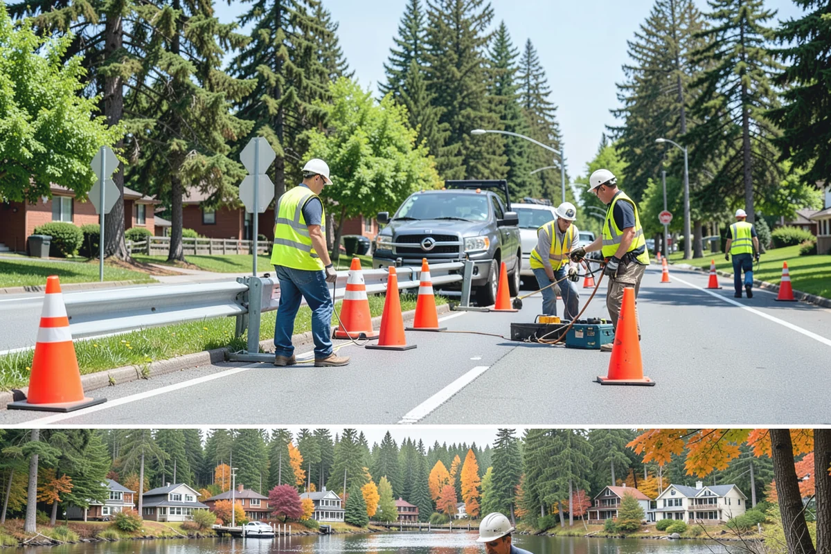 Pavement Repair in La Conner, Skagit County, WA - Structural repairs are best completed in dry weather when the exposed subgrade stays stable long enough to rebuild.