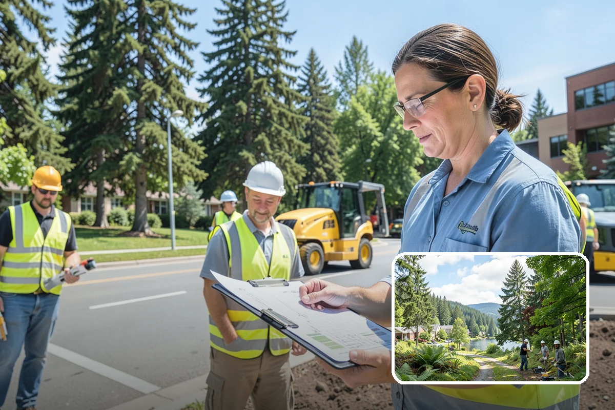 Pavement Repair in Lake Forest Park, King County, WA - Repairs address the base failure, not just the surface