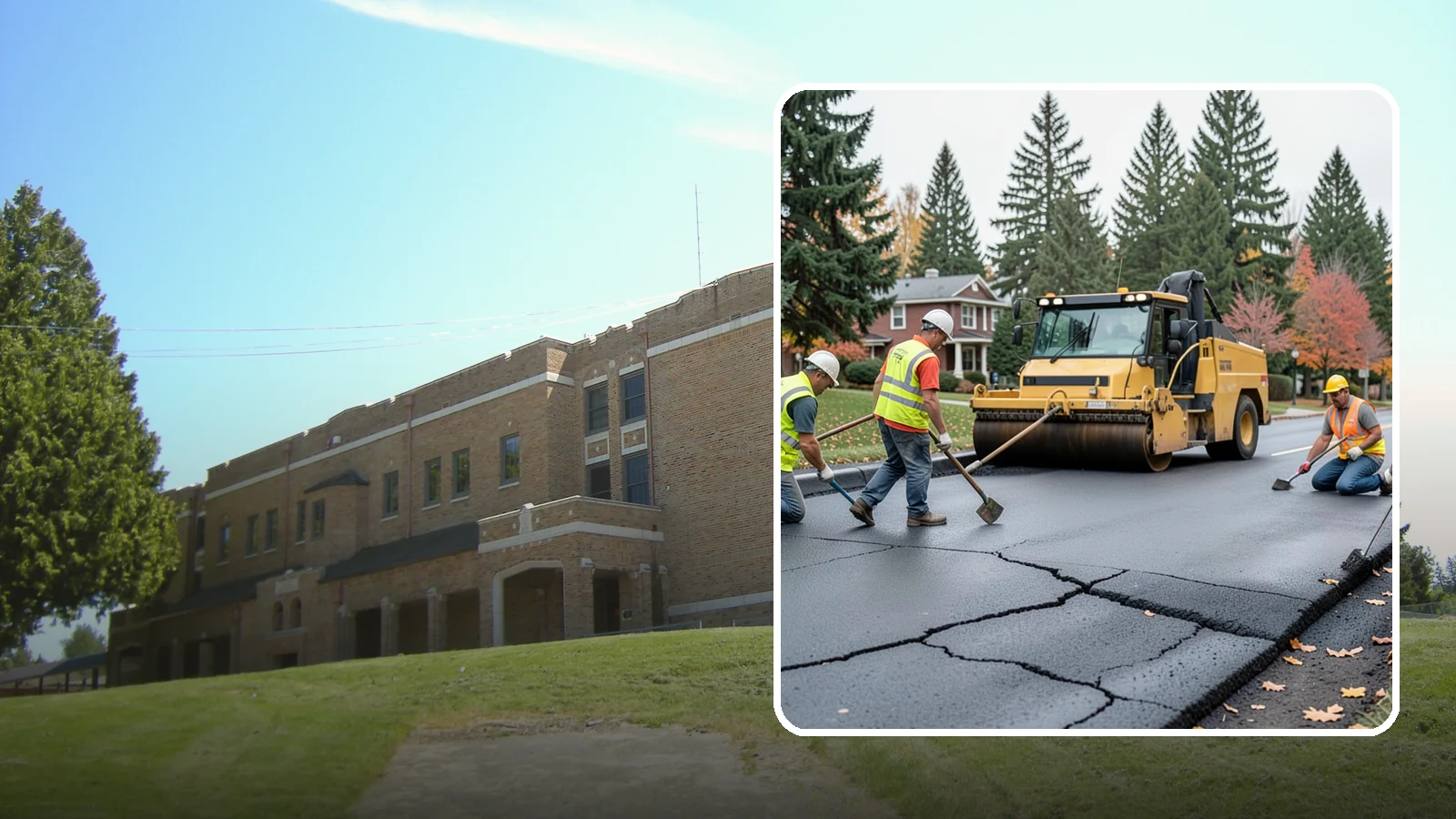 Pavement Repair in Maple Valley, King County, WA - Comprehensive pavement repair addressing base failures, alligator cracking, and structural deterioration.