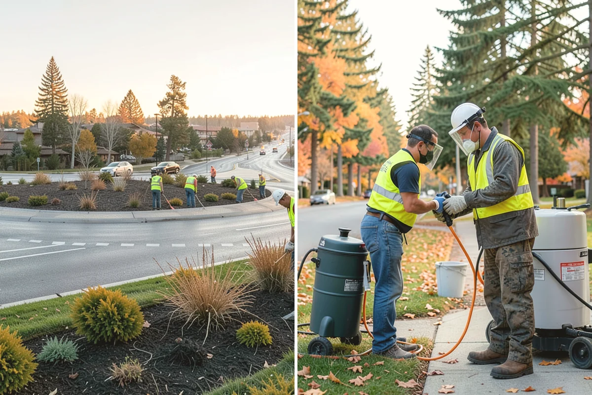 Pavement Repair in Mercer Island, King County, WA - Diagnose the failure mode and mark the limits