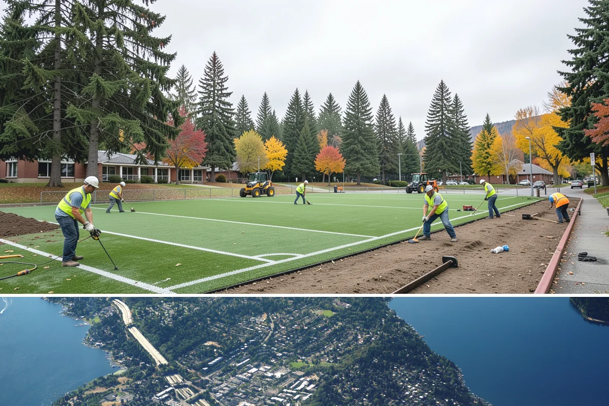 Pavement Repair in Mercer Island, King County, WA - Structural repairs are best completed in dry weather when the exposed subgrade stays stable long enough to rebuild.