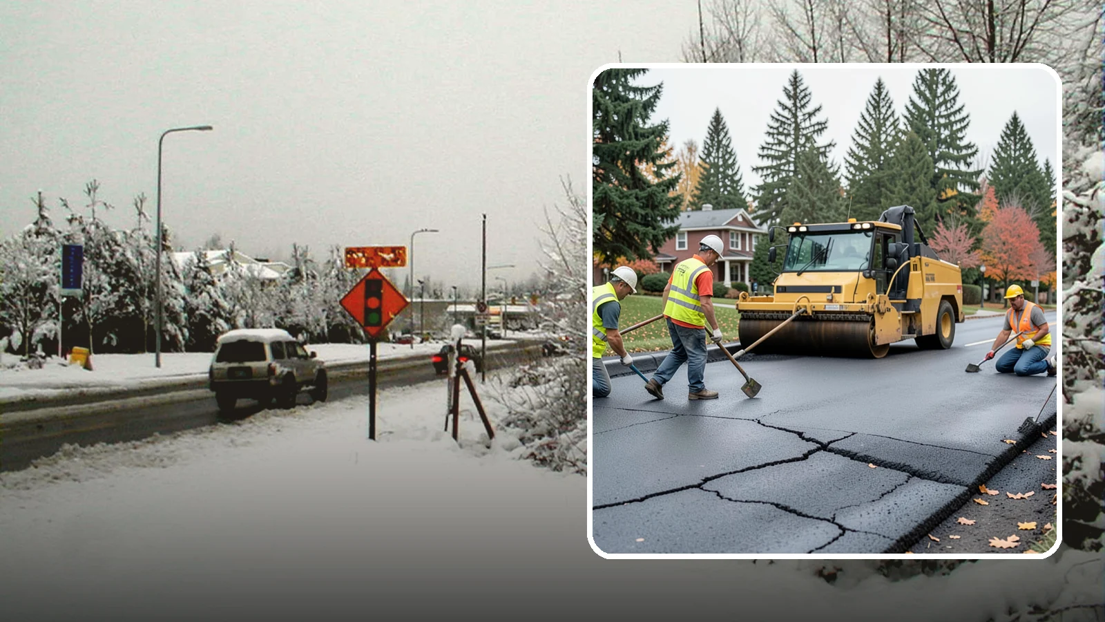 Pavement Repair in Newcastle, King County, WA - Comprehensive pavement repair addressing base failures, alligator cracking, and structural deterioration.