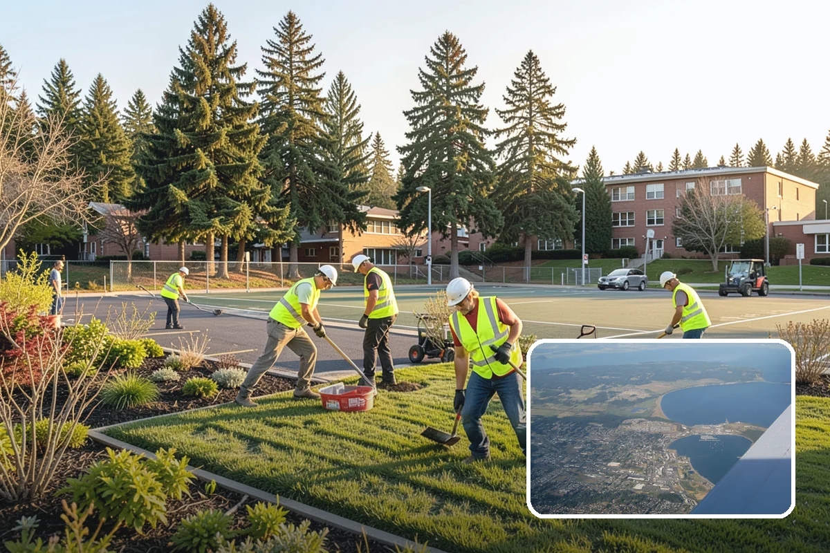 Pavement Repair in Oak Harbor, Island County, WA - Repairs address the base failure, not just the surface