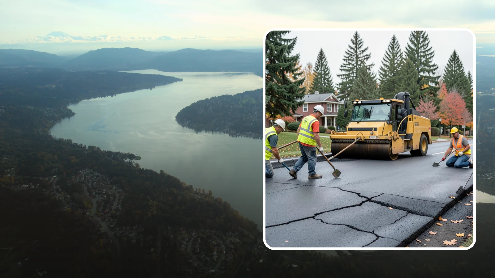 Pavement Repair in Sammamish, King County, WA - Comprehensive pavement repair addressing base failures, alligator cracking, and structural deterioration.