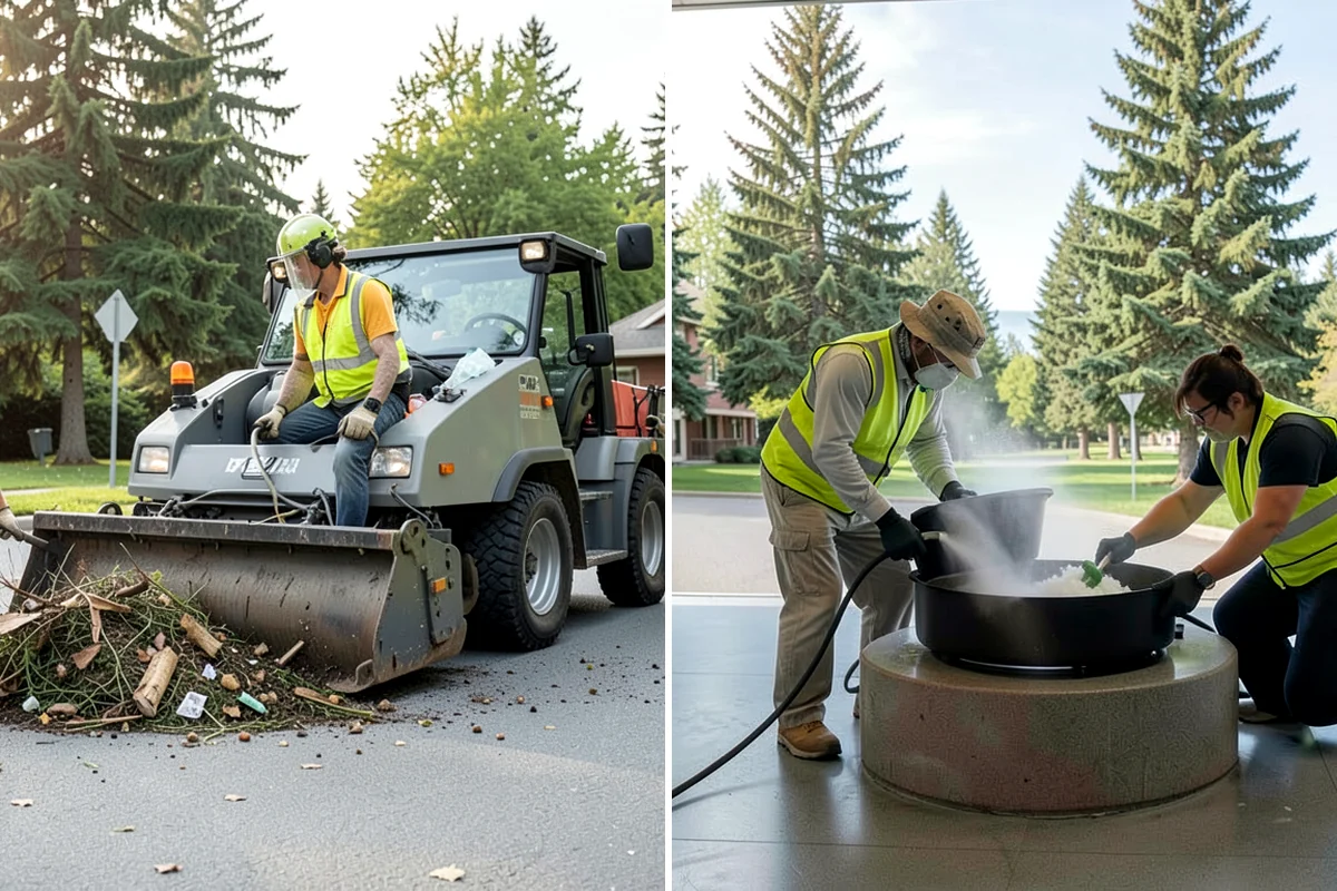 Pavement Repair in Shoreline, King County, WA - Diagnose the failure mode and mark the limits