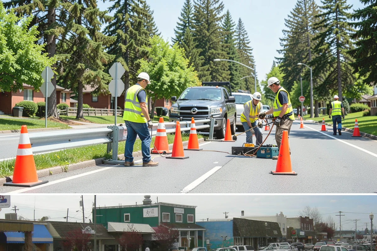 Pavement Repair in Stanwood, Snohomish County, WA - Structural repairs are best completed in dry weather when the exposed subgrade stays stable long enough to rebuild.
