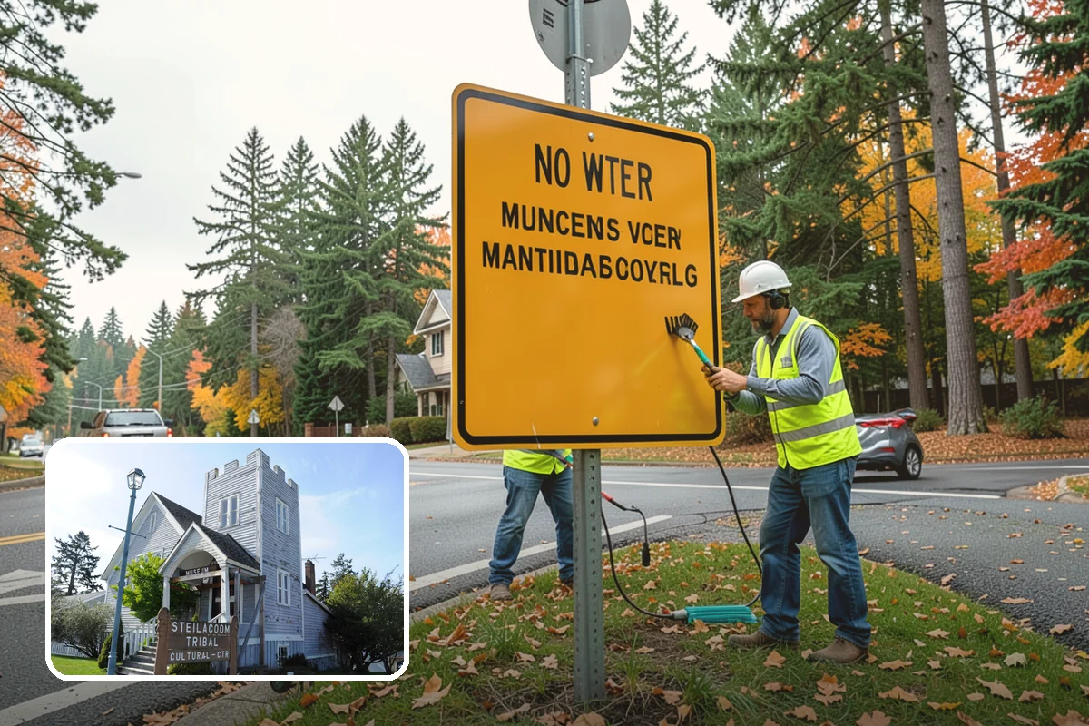 Pavement Repair in Steilacoom, Pierce County, WA - Repairs address the base failure, not just the surface