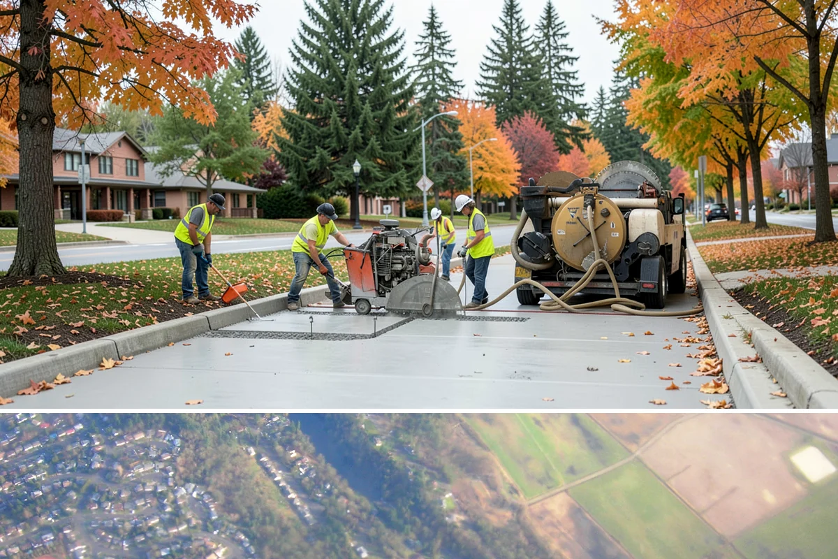 Paver Repairs in Algona, King County, WA - Paver resetting is best performed in the drier months when bedding and joint sand can be compacted and set without saturation.