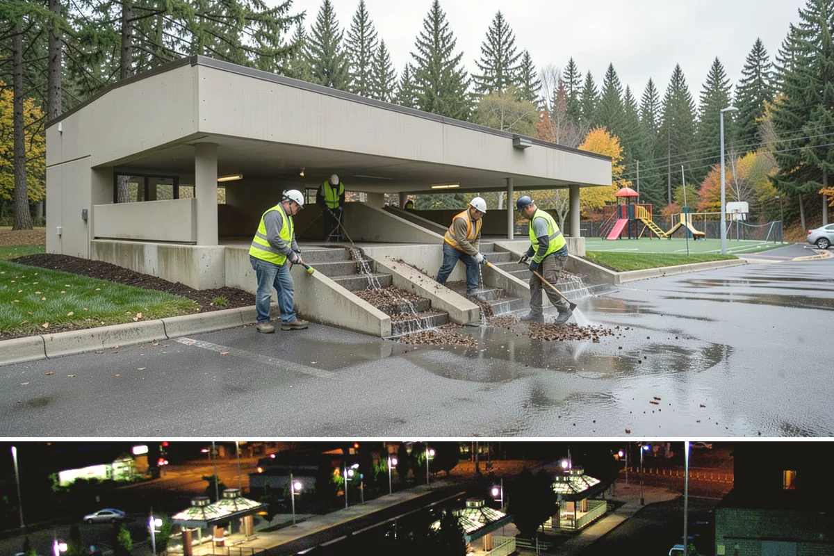 Paver Repairs in Auburn, King County, WA - Paver resetting is best performed in the drier months when bedding and joint sand can be compacted and set without saturation.