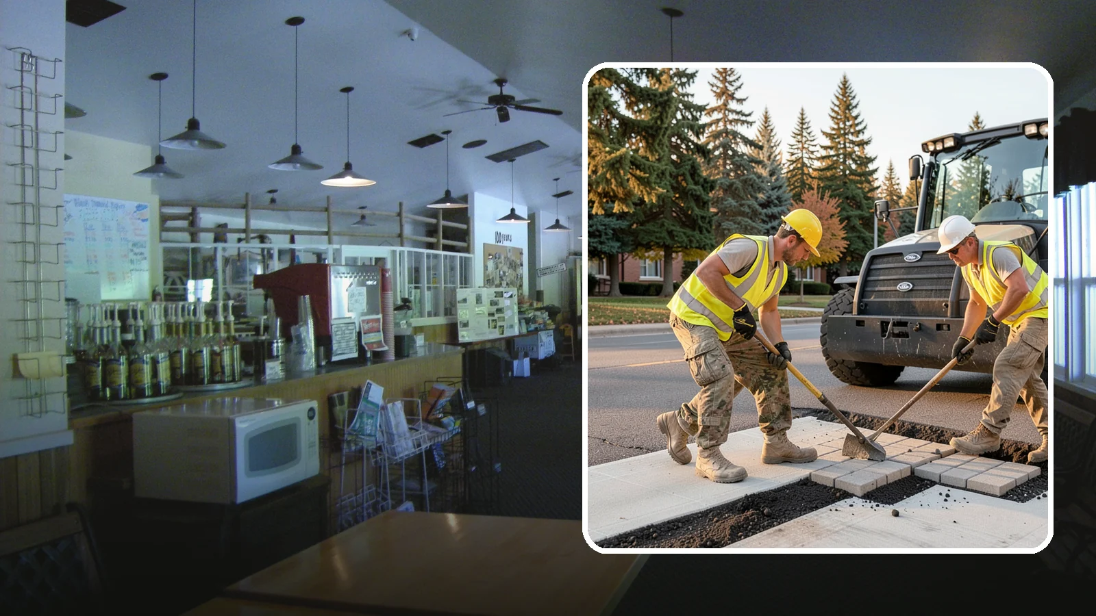 Paver Repairs in Black Diamond, King County, WA - We reset settled, heaved, and displaced pavers in plazas, walkways, and crosswalks to restore a safe, level surface.