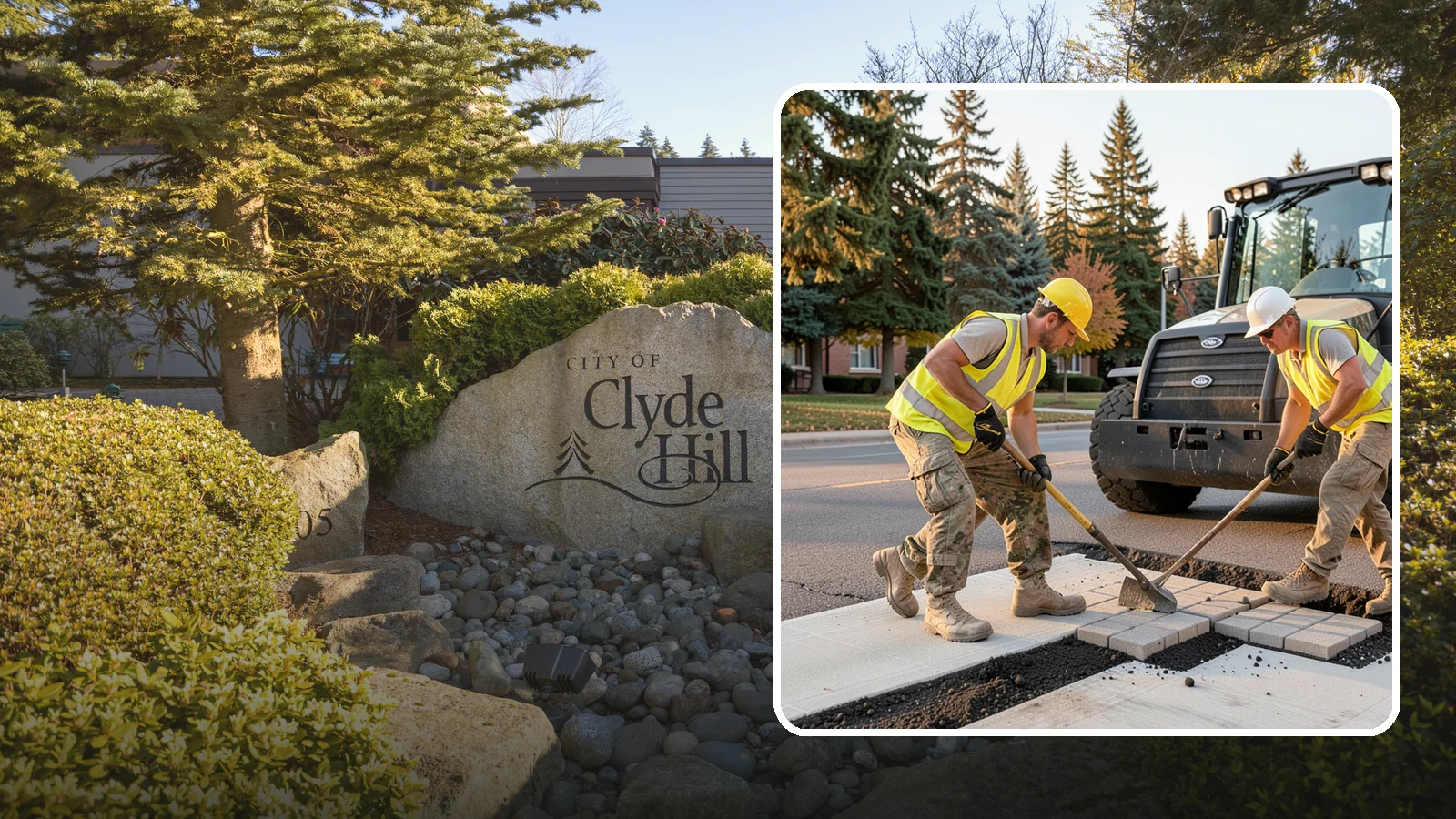 Paver Repairs in Clyde Hill, King County, WA - We reset settled, heaved, and displaced pavers in plazas, walkways, and crosswalks to restore a safe, level surface.