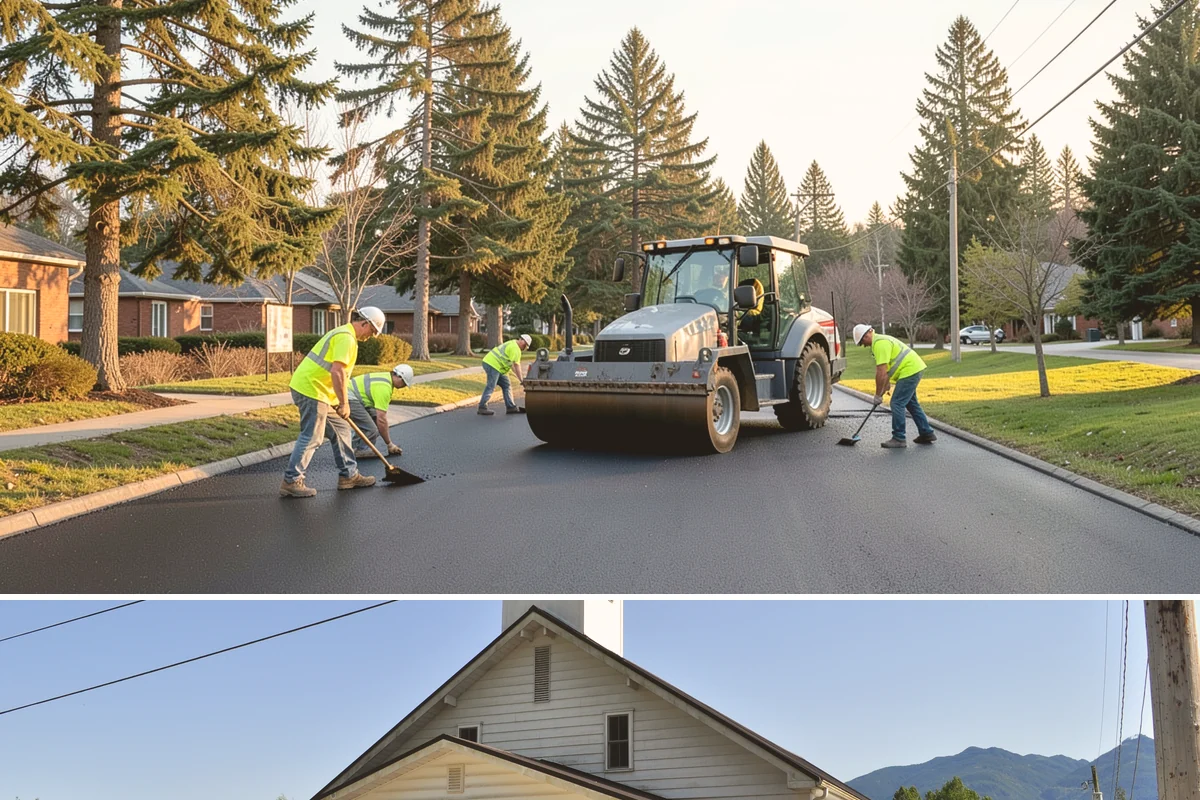 Paver Repairs in Concrete, Skagit County, WA - Paver resetting is best performed in the drier months when bedding and joint sand can be compacted and set without saturation.