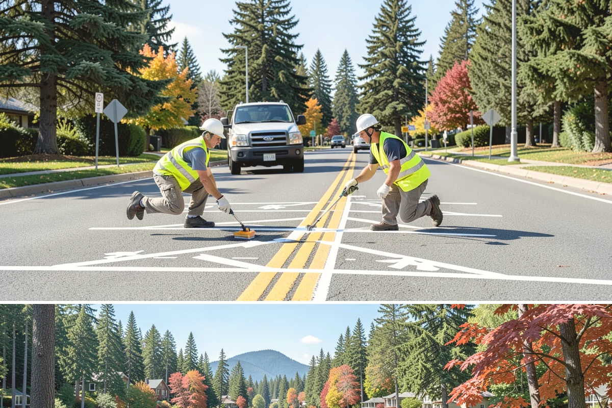 Paver Repairs in Covington, King County, WA - Paver resetting is best performed in the drier months when bedding and joint sand can be compacted and set without saturation.