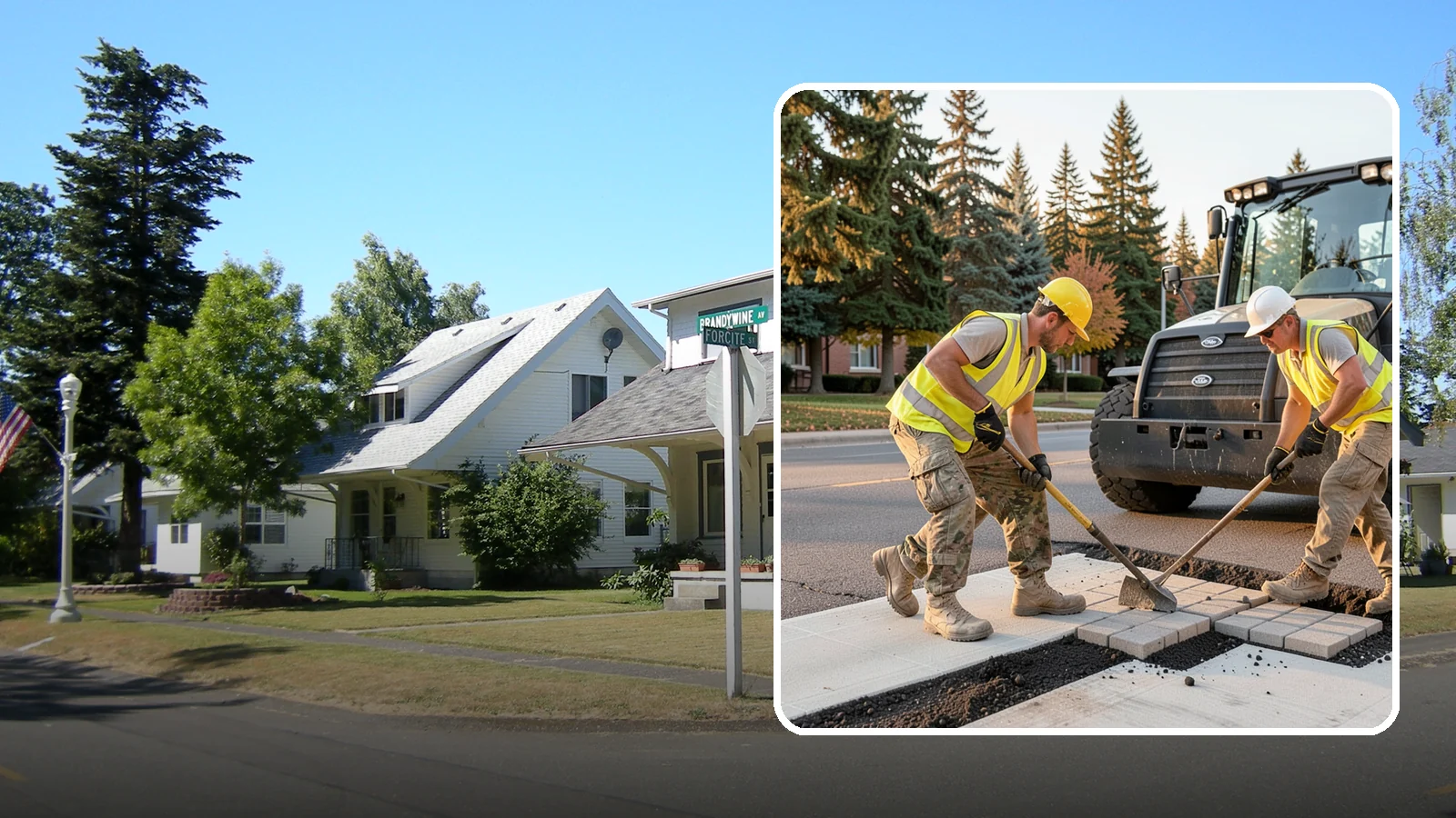 Paver Repairs in DuPont, Pierce County, WA - We reset settled, heaved, and displaced pavers in plazas, walkways, and crosswalks to restore a safe, level surface.