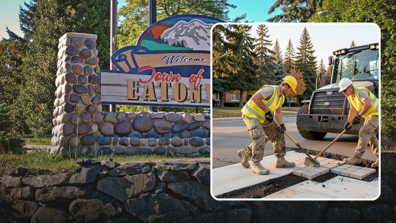 Paver Repairs in Eatonville, Pierce County, WA - We reset settled, heaved, and displaced pavers in plazas, walkways, and crosswalks to restore a safe, level surface.