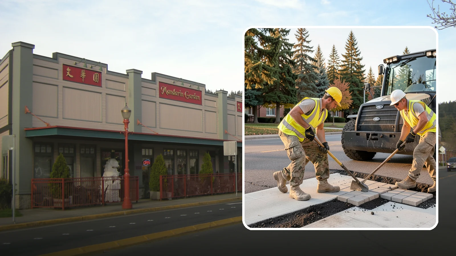 Paver Repairs in Issaquah, King County, WA - We reset settled, heaved, and displaced pavers in plazas, walkways, and crosswalks to restore a safe, level surface.