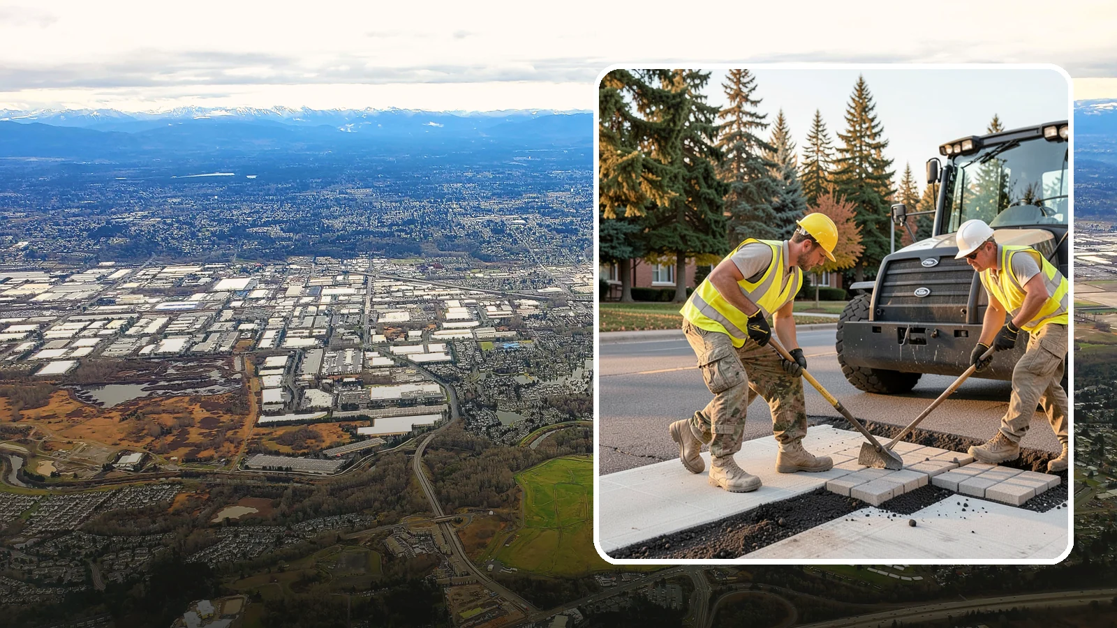 Paver Repairs in Kent, King County, WA - We reset settled, heaved, and displaced pavers in plazas, walkways, and crosswalks to restore a safe, level surface.