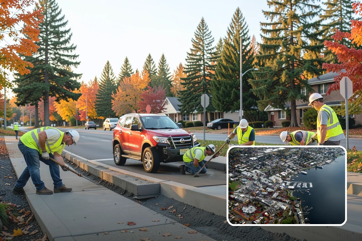 Paver Repairs in Kirkland, King County, WA - Removes trip hazards that create ADA and tort exposure