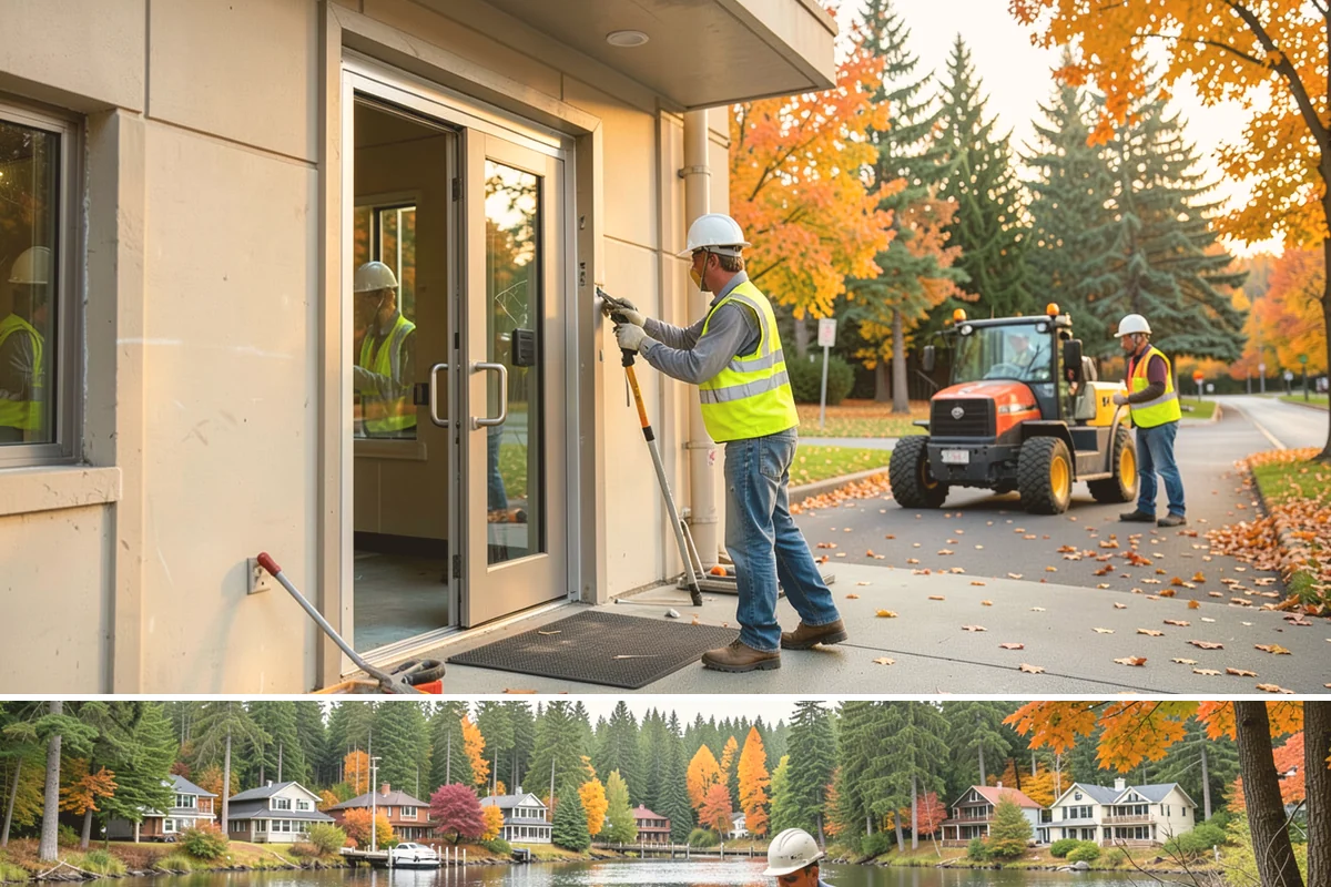 Paver Repairs in La Conner, Skagit County, WA - Paver resetting is best performed in the drier months when bedding and joint sand can be compacted and set without saturation.