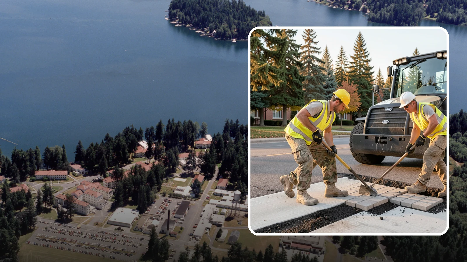 Paver Repairs in Lakewood, Pierce County, WA - We reset settled, heaved, and displaced pavers in plazas, walkways, and crosswalks to restore a safe, level surface.