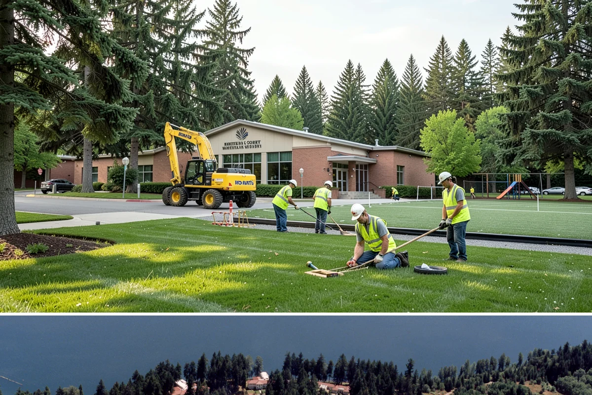 Paver Repairs in Lakewood, Pierce County, WA - Paver resetting is best performed in the drier months when bedding and joint sand can be compacted and set without saturation.