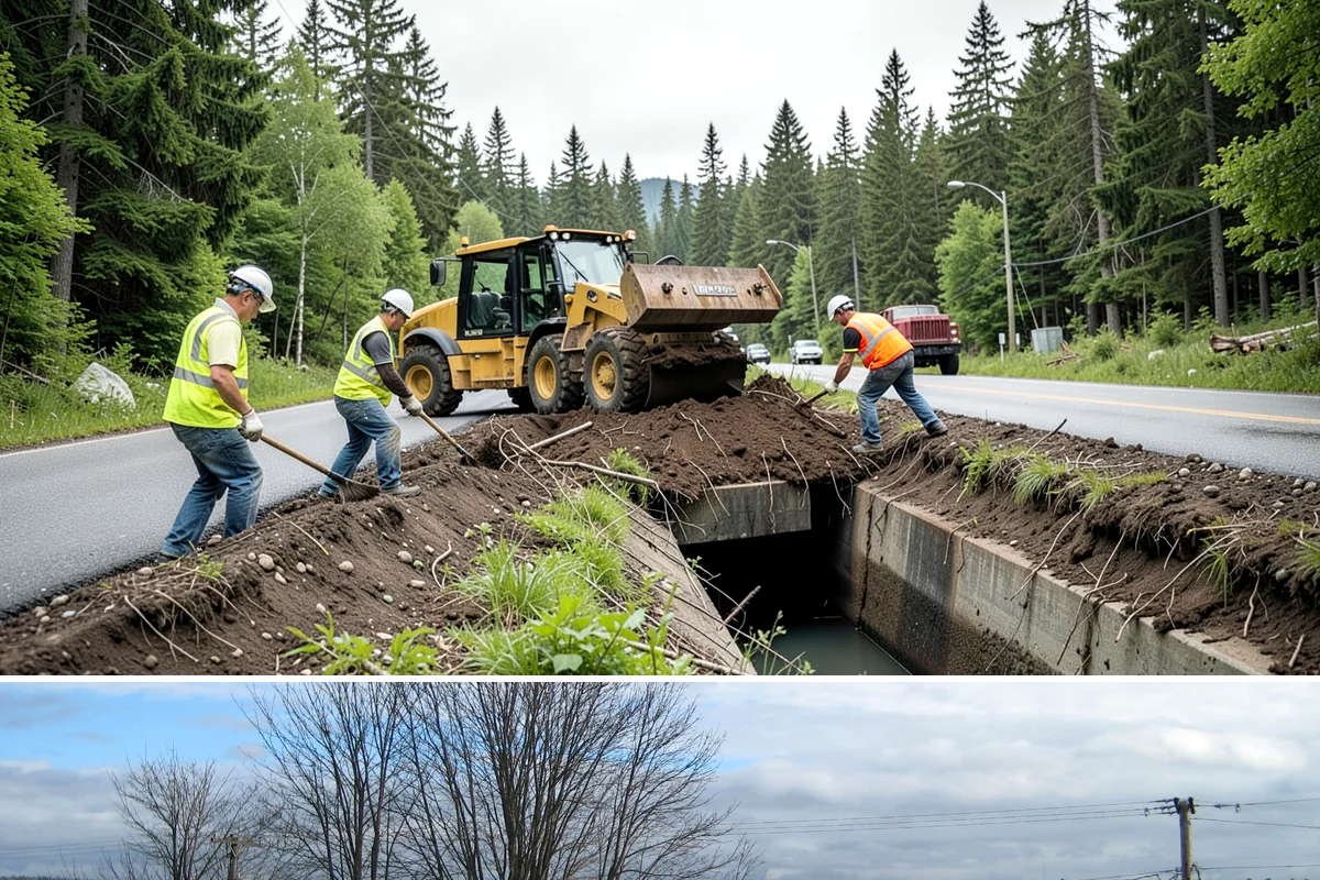 Paver Repairs in Langley, Island County, WA - Paver resetting is best performed in the drier months when bedding and joint sand can be compacted and set without saturation.