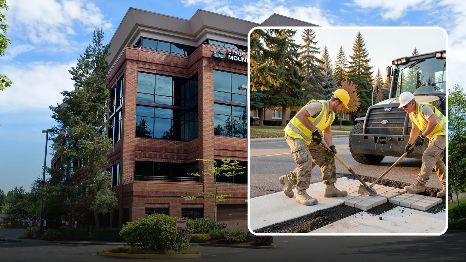 Paver Repairs in Mountlake Terrace, Snohomish County, WA - We reset settled, heaved, and displaced pavers in plazas, walkways, and crosswalks to restore a safe, level surface.