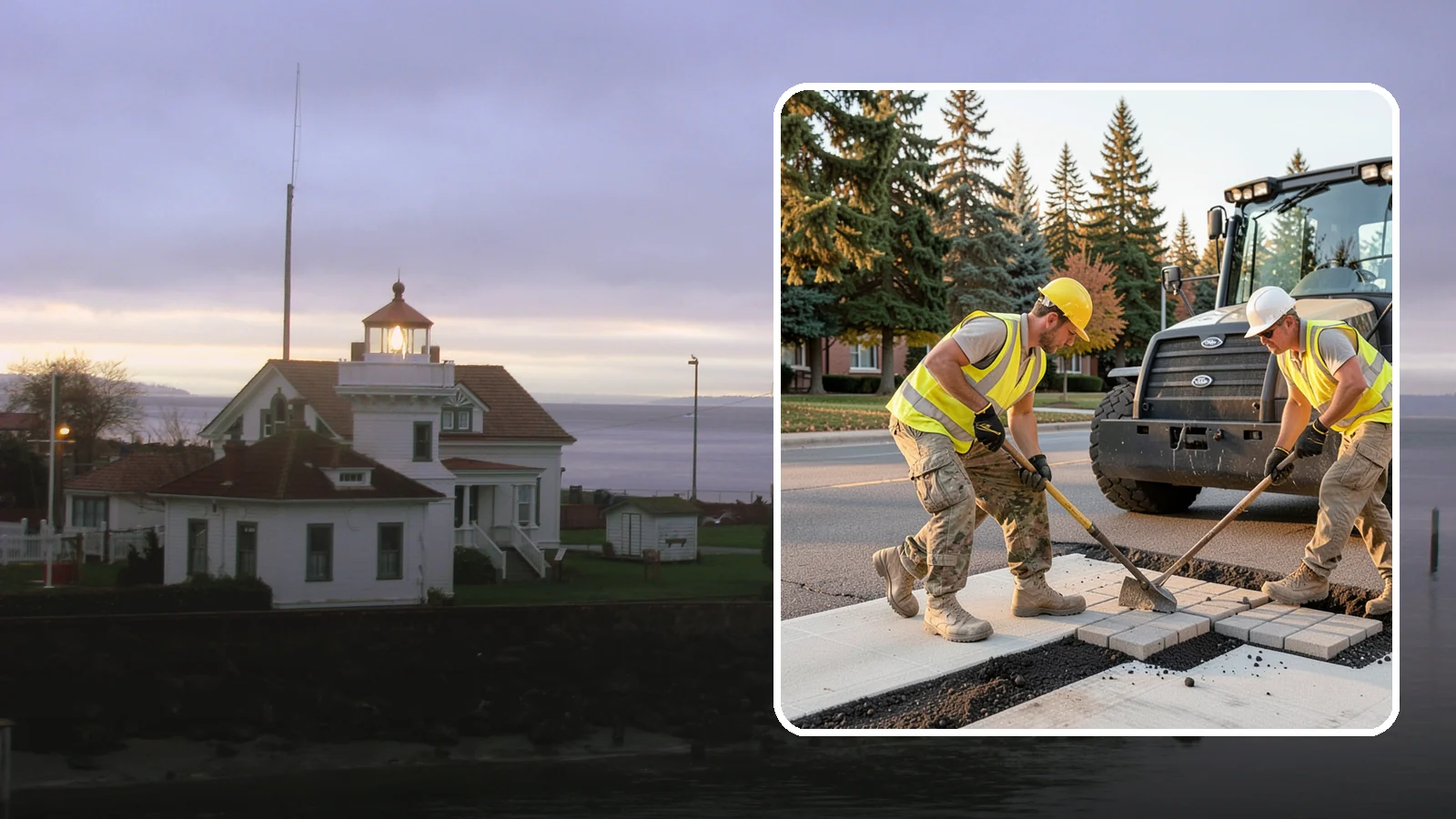 Paver Repairs in Mukilteo, Snohomish County, WA - We reset settled, heaved, and displaced pavers in plazas, walkways, and crosswalks to restore a safe, level surface.