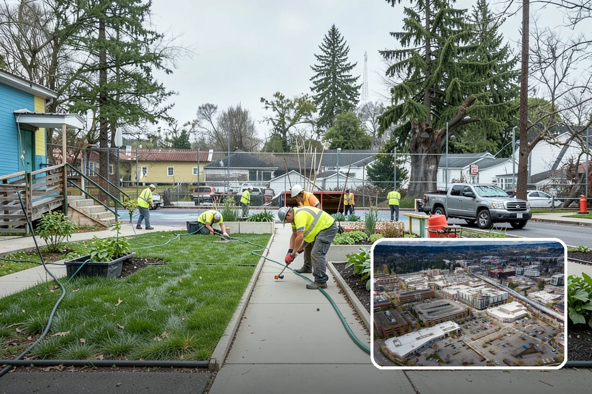 Paver Repairs in Redmond, King County, WA - Removes trip hazards that create ADA and tort exposure