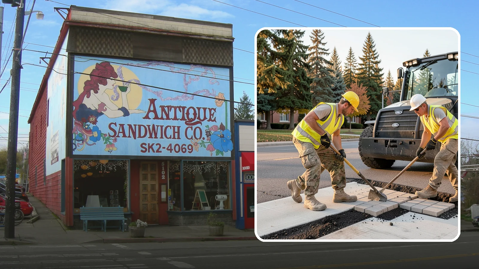 Paver Repairs in Ruston, Pierce County, WA - We reset settled, heaved, and displaced pavers in plazas, walkways, and crosswalks to restore a safe, level surface.