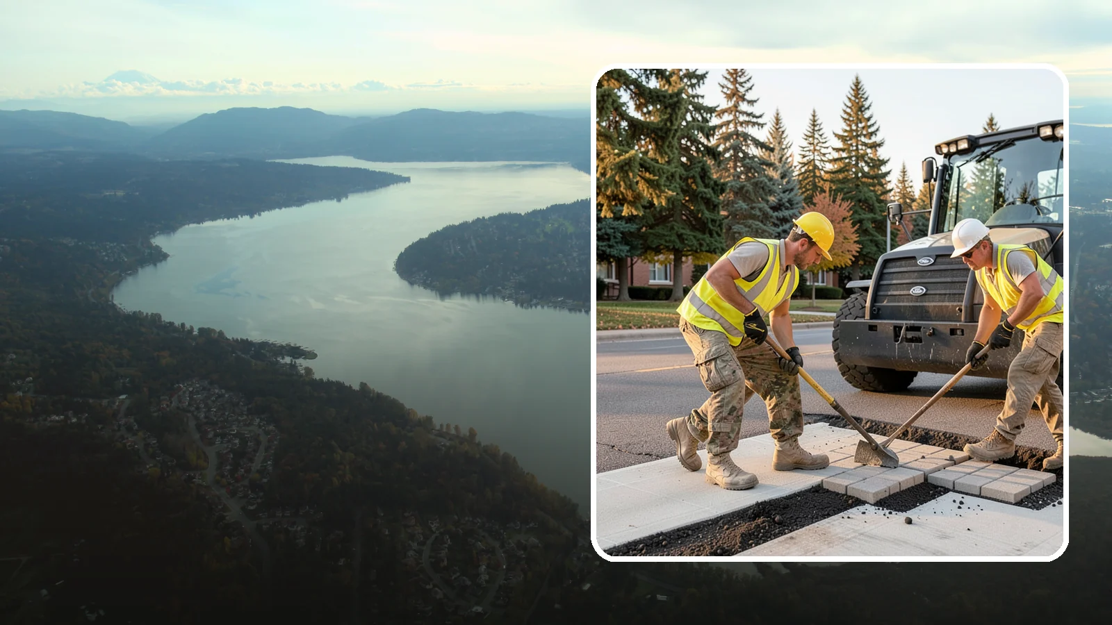 Paver Repairs in Sammamish, King County, WA - We reset settled, heaved, and displaced pavers in plazas, walkways, and crosswalks to restore a safe, level surface.