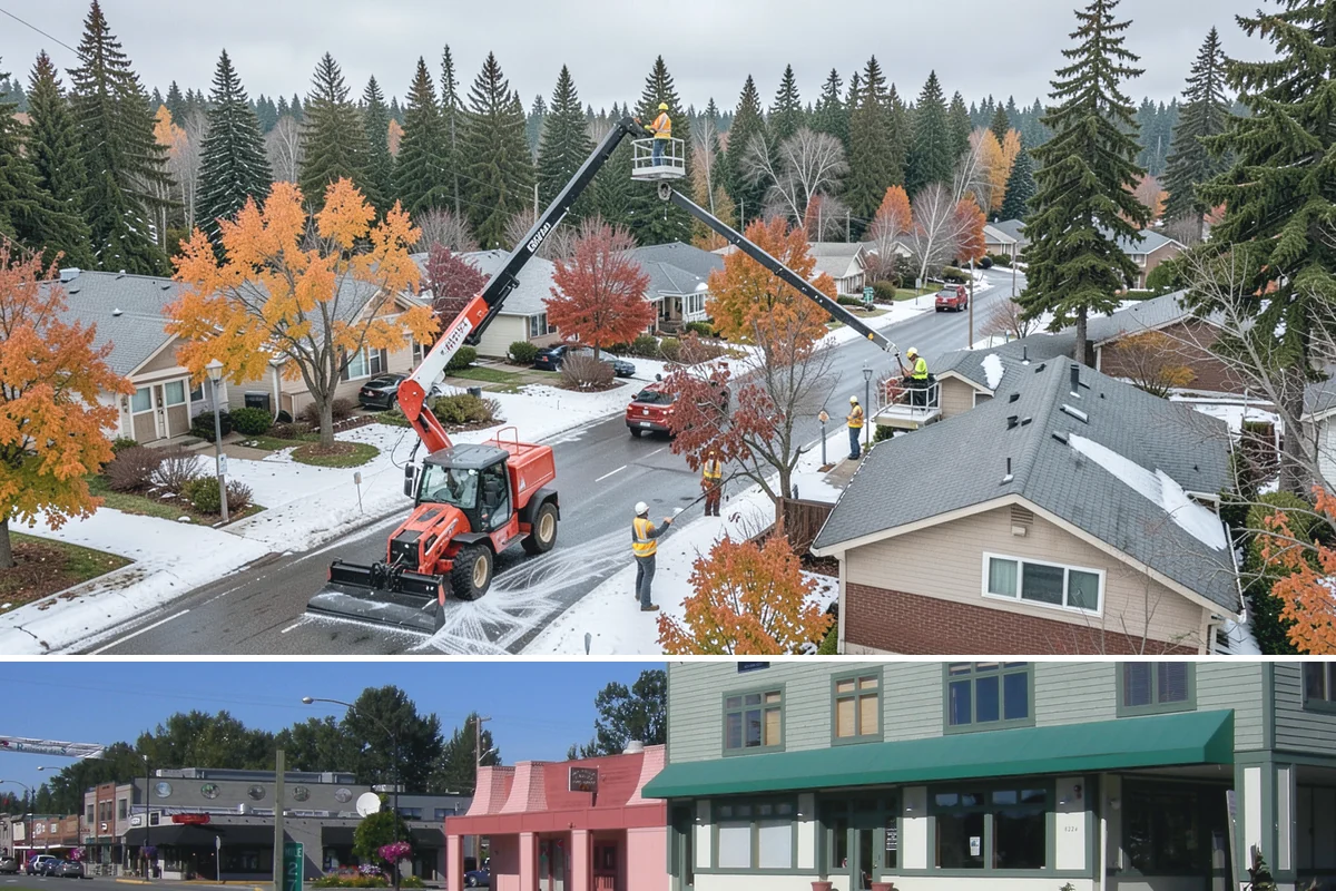 Paver Repairs in Snoqualmie, King County, WA - Paver resetting is best performed in the drier months when bedding and joint sand can be compacted and set without saturation.