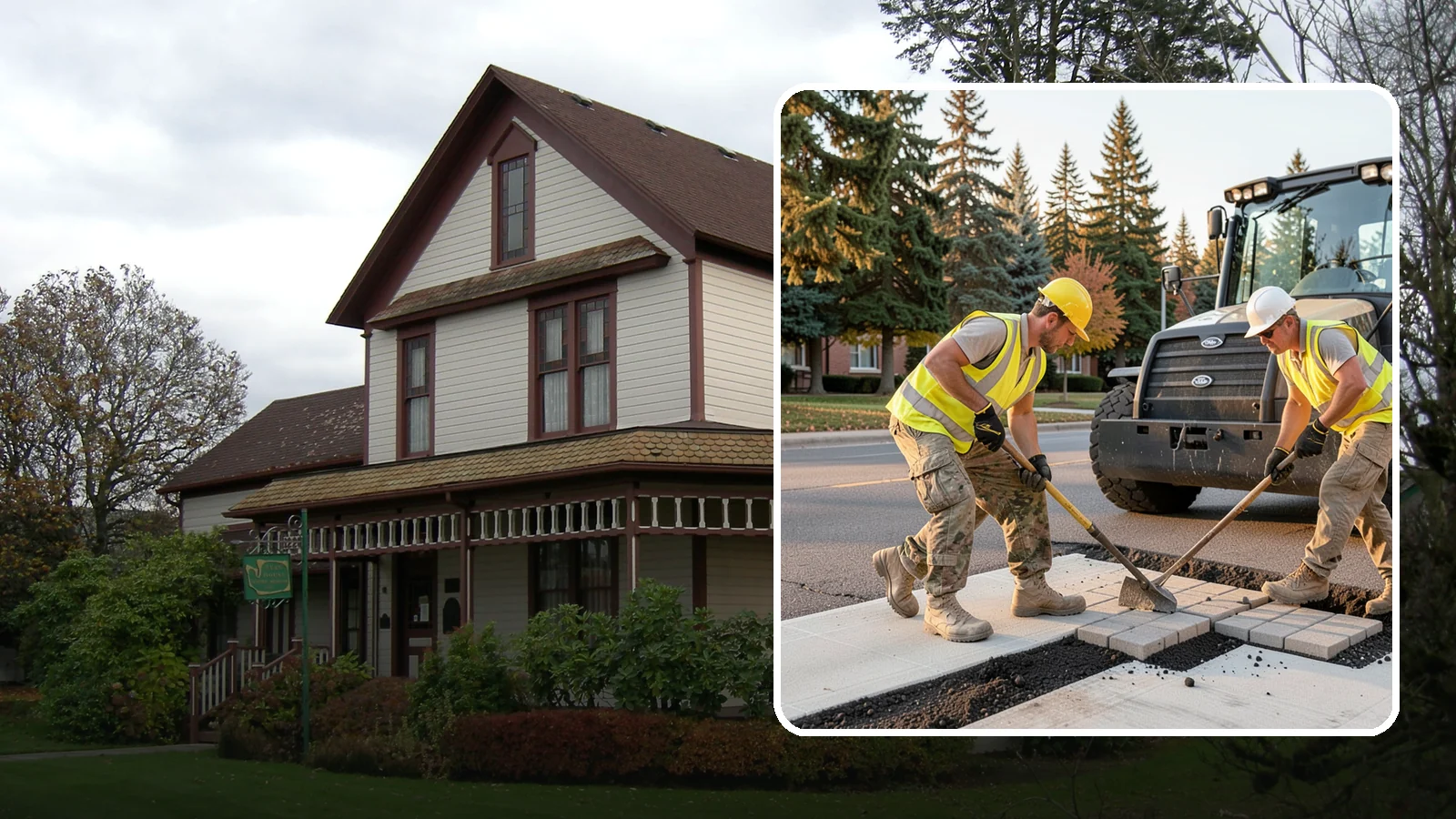 Paver Repairs in Sumner, Pierce County, WA - We reset settled, heaved, and displaced pavers in plazas, walkways, and crosswalks to restore a safe, level surface.