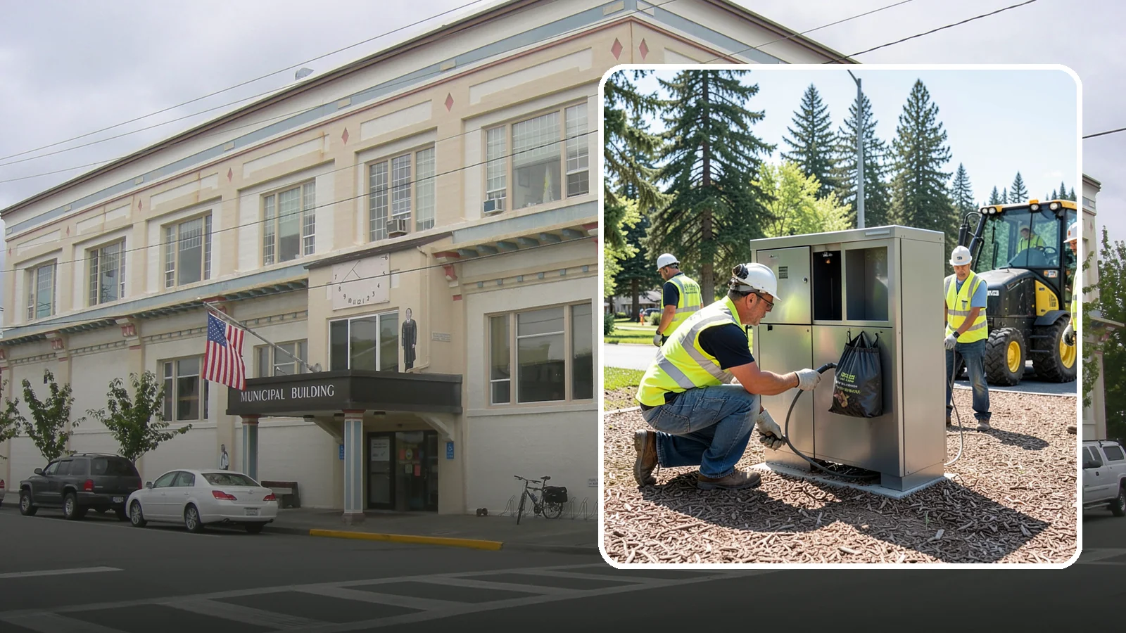 Pet Waste Station Installation in Anacortes, Skagit County, WA - We install pet waste stations with bag dispensers and anchored receptacles along trails and in parks.