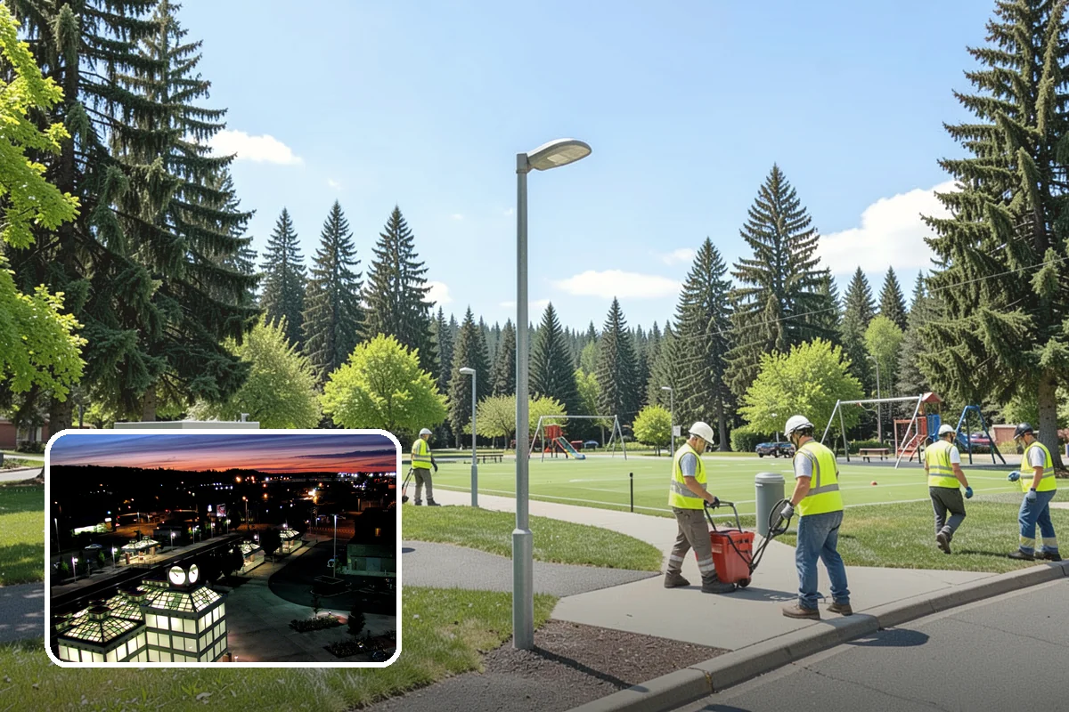 Pet Waste Station Installation in Auburn, King County, WA - Improves cleanliness and reduces pet-waste stormwater pollution
