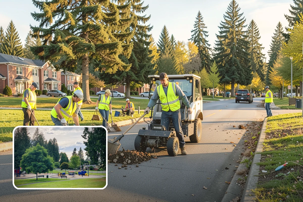 Pet Waste Station Installation in Bonney Lake, Pierce County, WA - Improves cleanliness and reduces pet-waste stormwater pollution