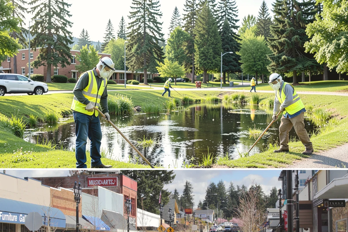 Pet Waste Station Installation in Bothell, King County, WA - Stations are installed year-round, with expansions often timed for spring ahead of heavier warm-season trail and park use.