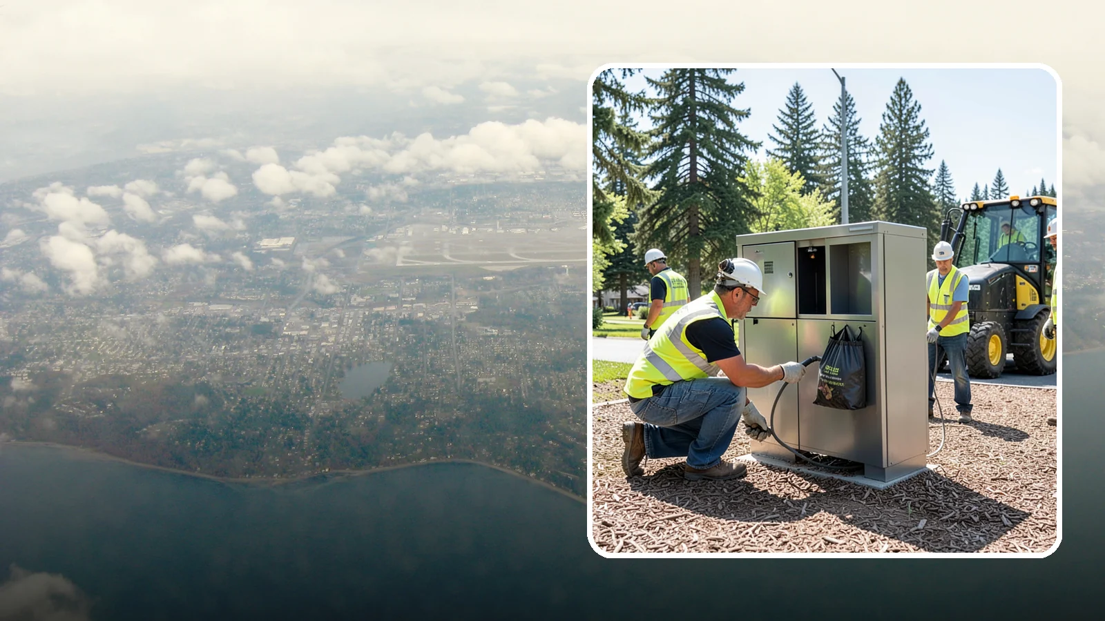 Pet Waste Station Installation in Burien, King County, WA - We install pet waste stations with bag dispensers and anchored receptacles along trails and in parks.
