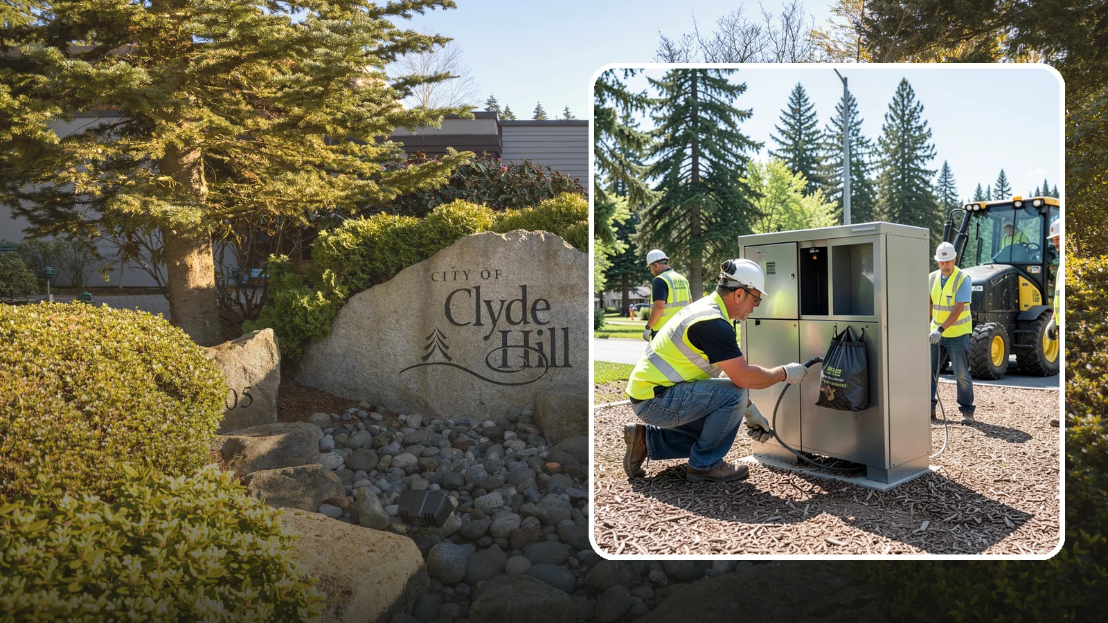 Pet Waste Station Installation in Clyde Hill, King County, WA - We install pet waste stations with bag dispensers and anchored receptacles along trails and in parks.