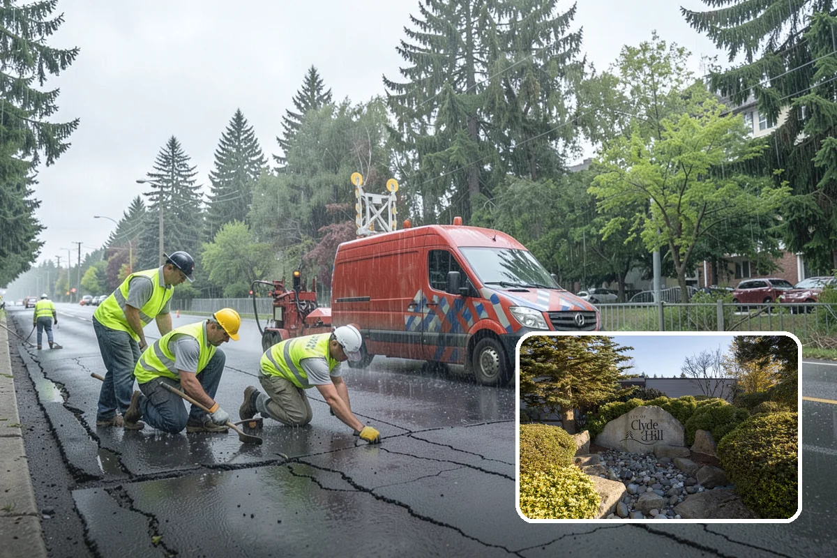Pet Waste Station Installation in Clyde Hill, King County, WA - Improves cleanliness and reduces pet-waste stormwater pollution
