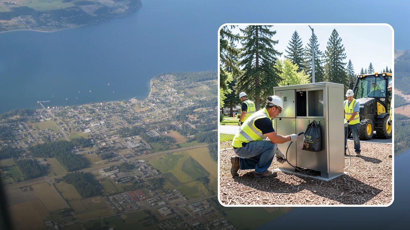 Pet Waste Station Installation in Coupeville, Island County, WA - We install pet waste stations with bag dispensers and anchored receptacles along trails and in parks.