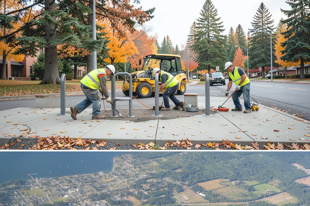 Pet Waste Station Installation in Coupeville, Island County, WA - Stations are installed year-round, with expansions often timed for spring ahead of heavier warm-season trail and park use.