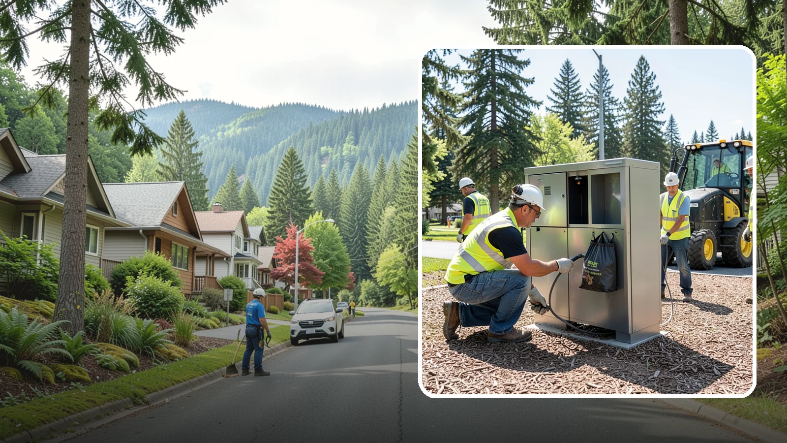 Pet Waste Station Installation in Darrington, Snohomish County, WA - We install pet waste stations with bag dispensers and anchored receptacles along trails and in parks.