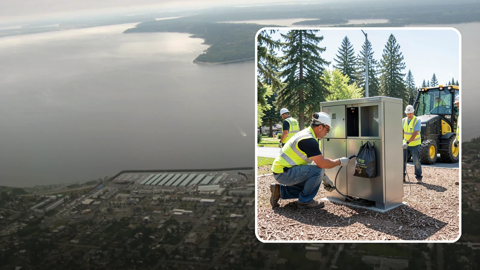 Pet Waste Station Installation in Des Moines, King County, WA - We install pet waste stations with bag dispensers and anchored receptacles along trails and in parks.