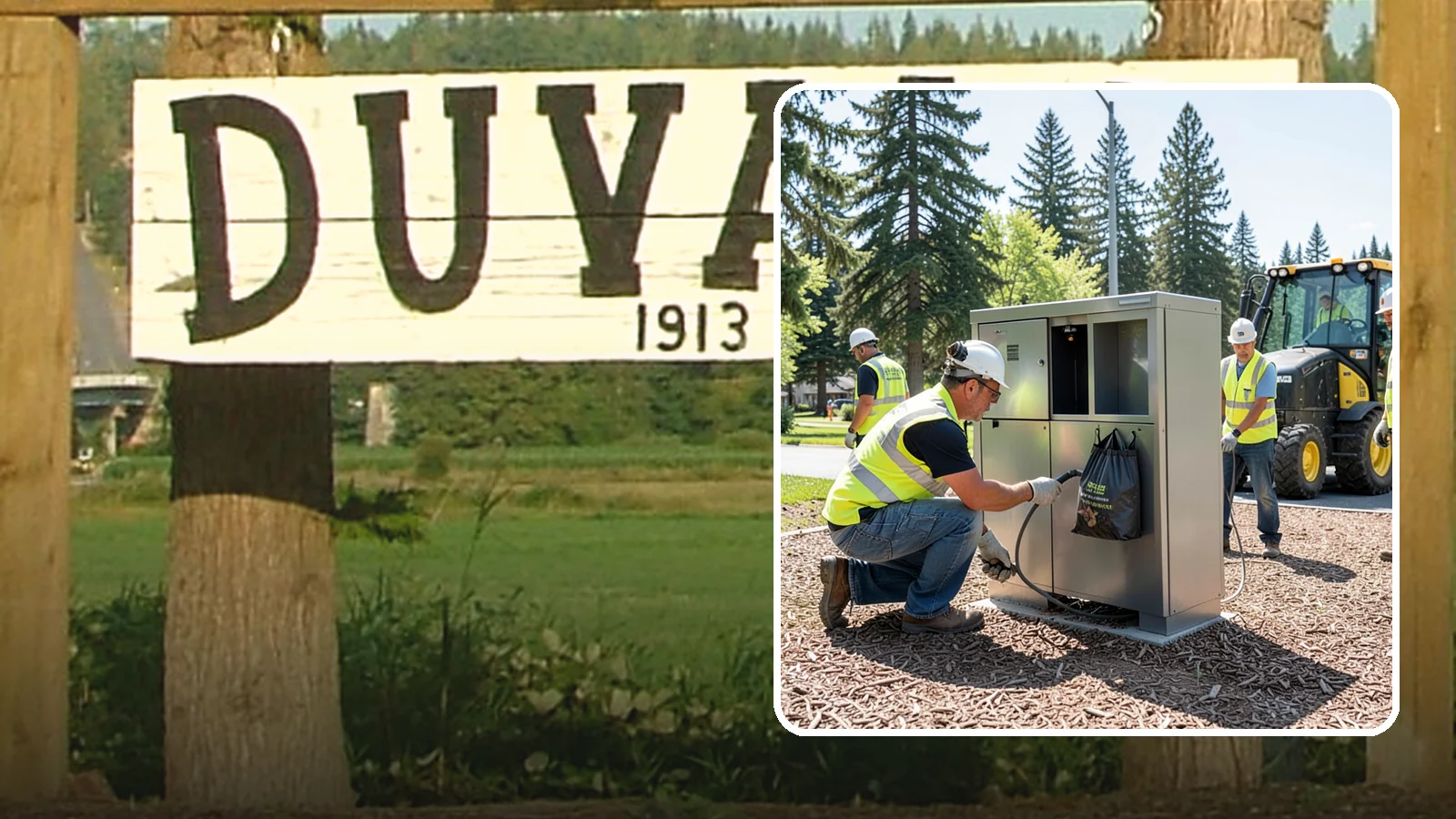 Pet Waste Station Installation in Duvall, King County, WA - We install pet waste stations with bag dispensers and anchored receptacles along trails and in parks.