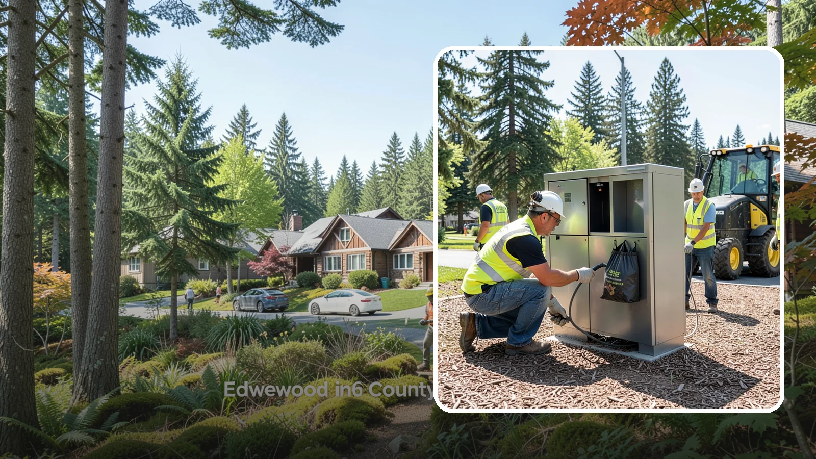 Pet Waste Station Installation in Edgewood, Pierce County, WA - We install pet waste stations with bag dispensers and anchored receptacles along trails and in parks.