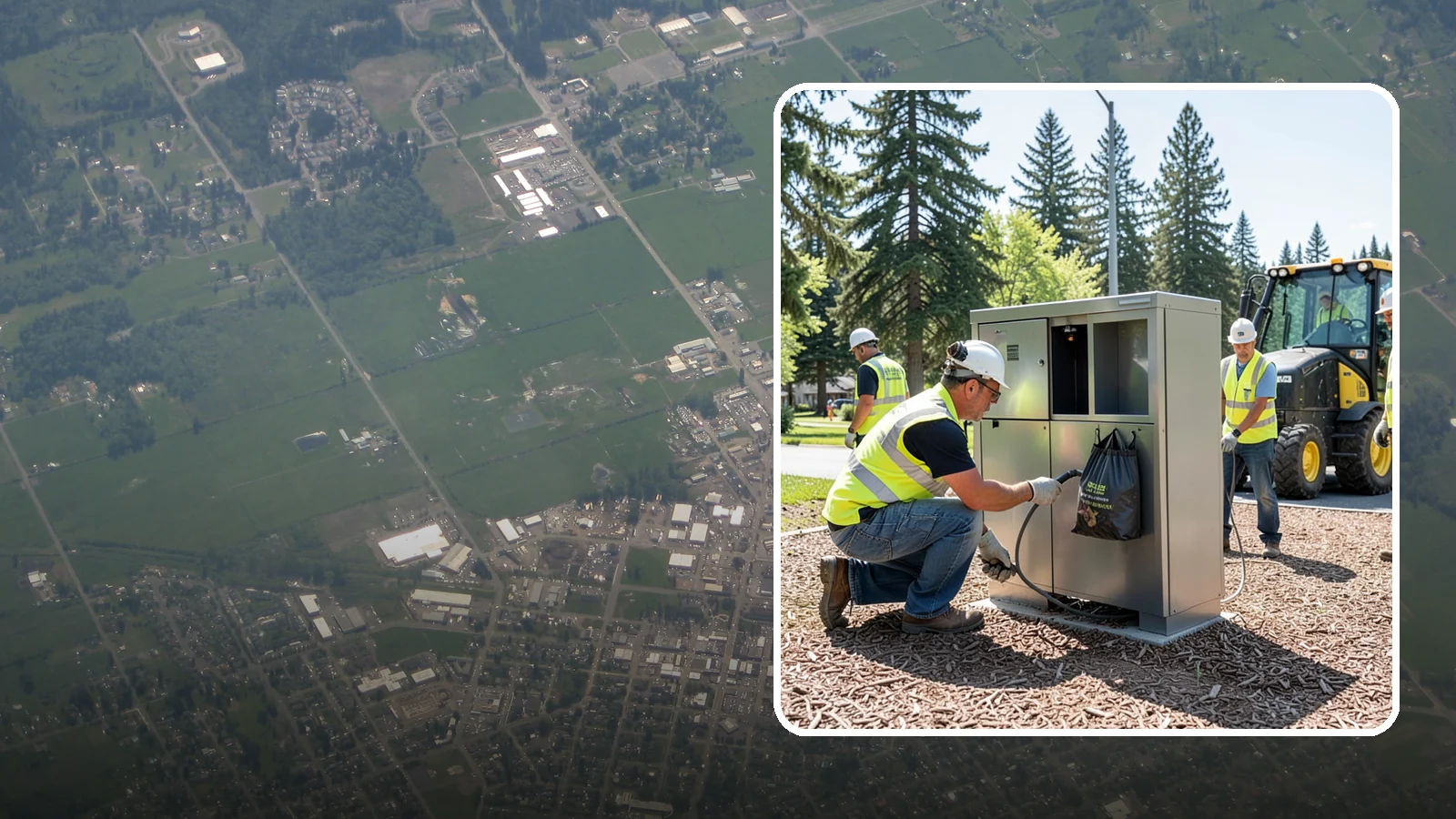 Pet Waste Station Installation in Enumclaw, King County, WA - We install pet waste stations with bag dispensers and anchored receptacles along trails and in parks.