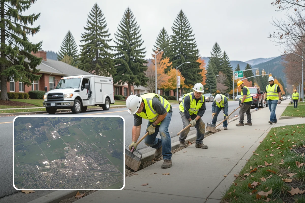 Pet Waste Station Installation in Enumclaw, King County, WA - Improves cleanliness and reduces pet-waste stormwater pollution