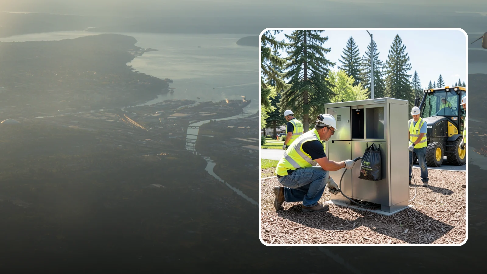 Pet Waste Station Installation in Fife, Pierce County, WA - We install pet waste stations with bag dispensers and anchored receptacles along trails and in parks.