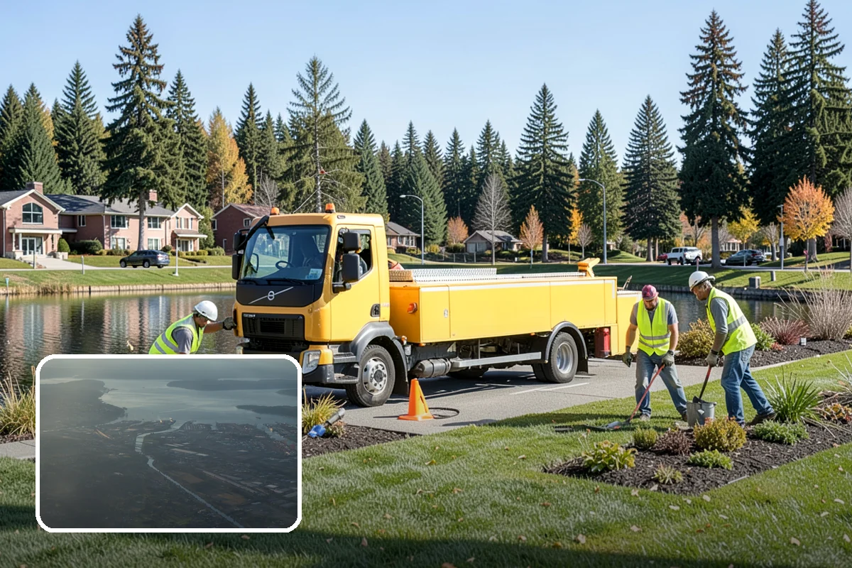 Pet Waste Station Installation in Fife, Pierce County, WA - Improves cleanliness and reduces pet-waste stormwater pollution